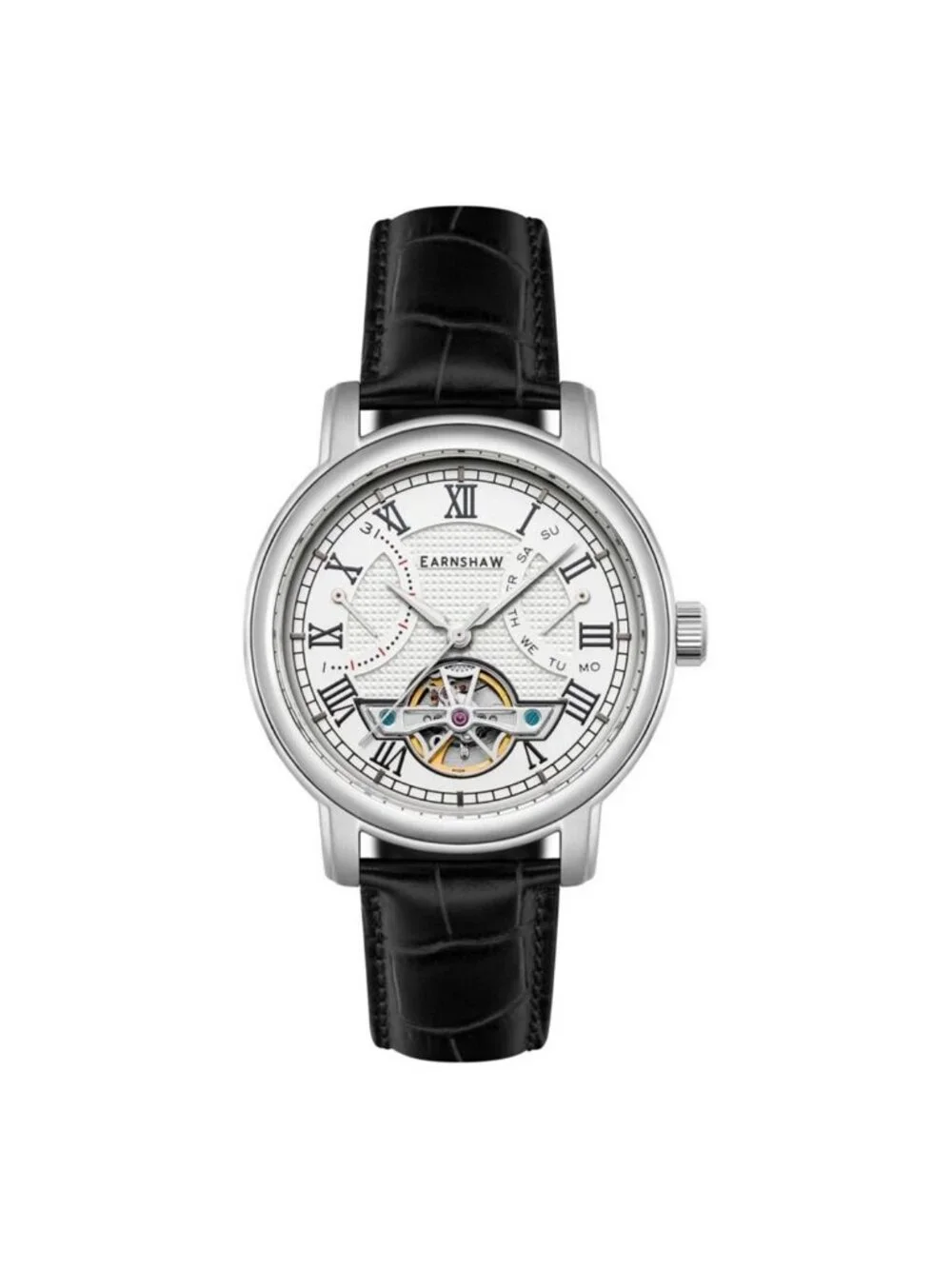 NWT Thomas Earnshaw Longcase White Dial Men's Watch